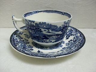 TONQUIN   ROYAL STAFFORDSHIRE BY CLARICE CLIFF   ENGLAND   BLUE CUP 