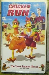 Chicken Run Movie VHS FREE U.S. SHIPPING