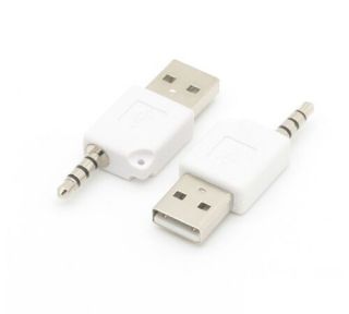   Charge Adapter & Data Cable Keychain for Apple iPod Shuffle 2nd Gen