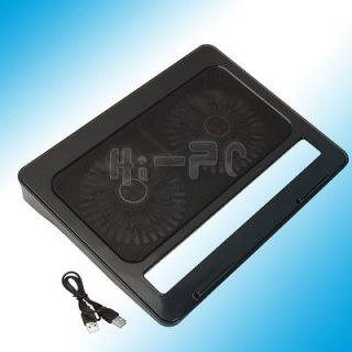 17 inch Notebook Laptop Cooling Cooler Pad Stand With 2 Fan 2 Port USB 