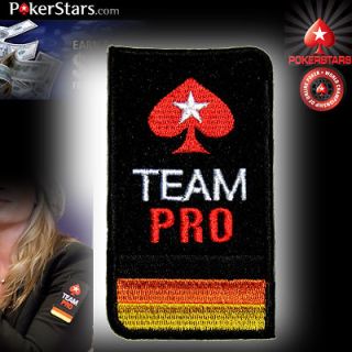 GERMANY PokerStars TEAM PRO Full Tilt Poker Casino Jacket Suit Patch