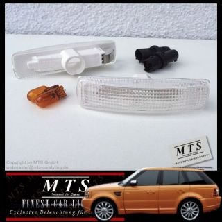   RANGE ROVER SPORT SUPERCHARGED OVERFINCH CLEAR SIDE MARKERS LIGHTS