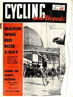CYCLING MAGAZINE 10/4/1963 WES MASON, ROGER WILKINGS, EMILE DAEMS 