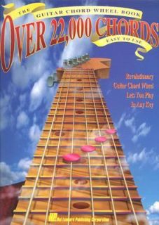 The Guitar Chord Wheel Book Over 22,000 Chords by Hal Leonard 