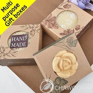 Multi purpose Gift Boxes Soap,Tarts,Cookie Packaging 30Boxes Kraft 