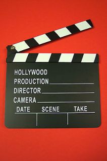 MOVIE CLAPPER CLAPBOARD CINEMA SLATE PROP DIRECTOR HOLLYWOOD FILM GAG 