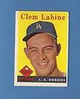 5706 1955 Topps 180 Clem Labine Dodgers VG