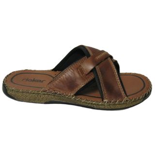 RIEKER Mens CHRISTOPH 29553 Cross Slip On Comfortable Walking Sandals 