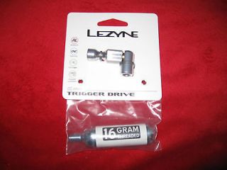 Lezyne Trigger Drive CO2 Tire Inflator with 16g Cartridge