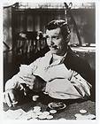 CLARK GABLE ORIG STILL HANDSOME PROFILE DBL WGT RUSSELL BALL STAMPED 