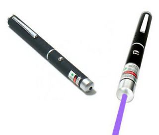 405nm Violet Purple Blue Laser Lazer Ray Pointer Pen Beam Light 5mW 