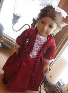 Colonial Doll Clothes Dress Made To Fit American Girl 18 Inch Doll NEW