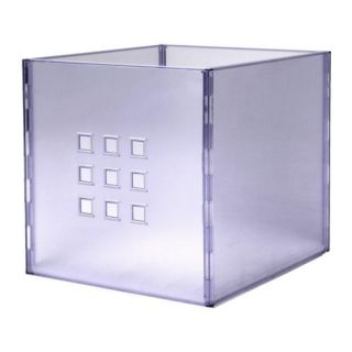 IKEA LEKMAN Box   HARD PLASTIC CUBE OPEN TOP BOX CLEAR NEW