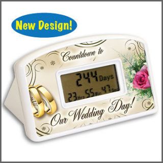   DAY COUNTDOWN TIMER Clock Bridal Shower Party Favors Bachelorette