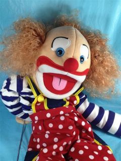 Clown Puppet VENTRILIQUIST vent Dummy doll Creepy Clown