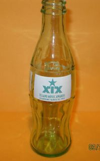 Coca Cola Soda Bottle XIX Tejano Musiv Awards Alomodome 3/20/1999 