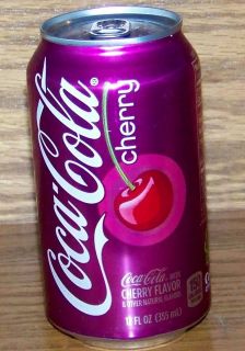 2011 USA Coca Cola CHERRY COKE 12 Oz 355 ml FULL ALUMINUM SODA CAN