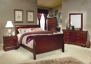 Coaster Louis Philippe 5 Piece Set   Full Bed, Night Stand, Dresser 