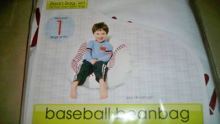 Comfort Research Fill your Own Baseball Bean Bag Chair 28 NEW