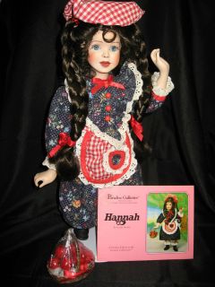 Paradise Galleries Hannah Cindy Shafer Country Traditions Doll with 
