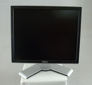 DELL 1707FP 17 FLAT PANEL LCD COMPUTER MONITOR VGA & DVI FREE 