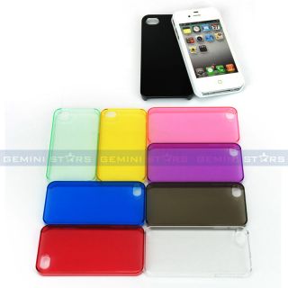 SALE Fashion Glossy 10 Colors Plastic Skin Back Cover Hard Case for 