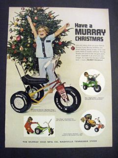 Vintage 1972 Murray Wheel Toys Boy with Big Mack Drag Christmas Tree 