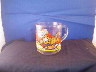1978 Garfield Glass Mug MCDonaldsJim Davis Ody Vintage