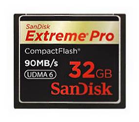 SanDisk Extreme Pro 32 GB 600x   CompactFlash I Card   SDCFXP 032G A91 