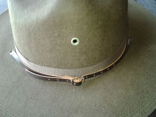 Infantry or USMC Dismounted Leather Chinstrap for M1911 Campaign Hat