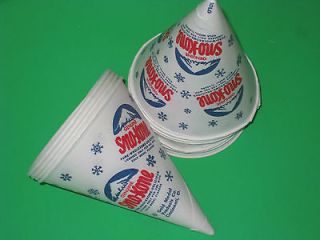 100 Snow Cone Cups 6oz Sno Kone Icee Concessions