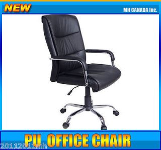 New Office Chair PU Leather Ergonomic Computer Desk Conference 3457