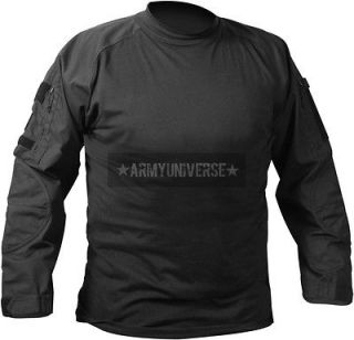 Black Military Heat Resistant Tactical Lightweight Combat Shirt