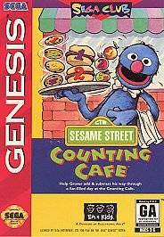 Sesame Street Counting Cafe Sega Genesis, 1994