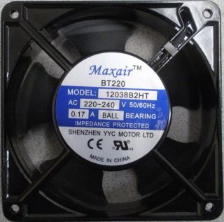 Tanning Bed Cooling Fan 220V Maxair REPLACES 4715FS 23T B50 NMB 
