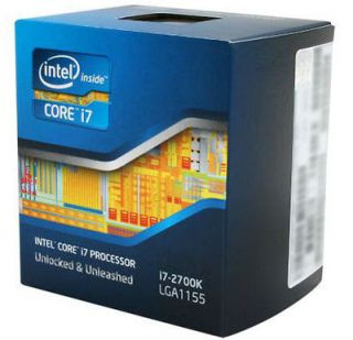   Core i7 2700K Sandy Bridge 3.5GHz (3.9GHz Turbo) LGA 1155 Quad Core
