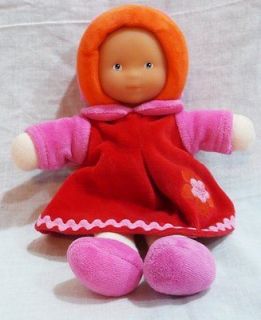 Corolle Babicorolle Miss Grenadine Doll Soft 2008 Red Pink Dress