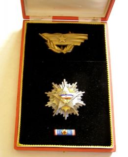 c470 Serbia Order of Yugoslavia Flag Grand Cross in box
