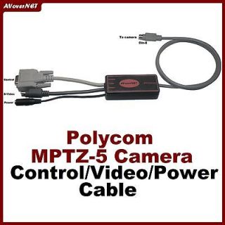 POLYCOM POWERCAM CONTROL/VIDEO/POWER CABLE mptz 5 vsx 8000 7000 camera 