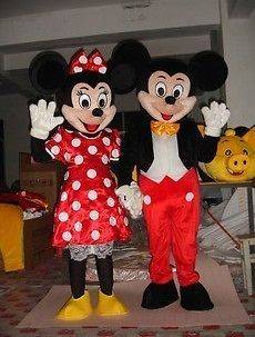Hot ！New Mickey and Minnie Mouse Mascot Costume