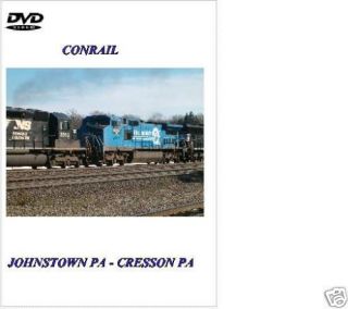 Conrail Railroad Johnstown PA to Cresson PA DVD Video