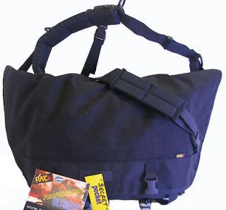 PAC DESIGNS ultimate OVERSIZED messenger/courier bag  BLACK