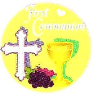 First Communion Edible Image ~ Edible Image Icing Cake Topper ~ LOOK 