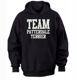   PATTERDALE TERRIER HOODIE warm cozy top   dog and puppy pet owners