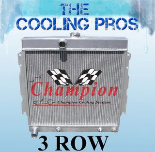   Dodge/Plymouth 22 Wide Core Aluminum 3 ROW Champion Cooling Radiator