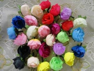 500X Silk Roses Heads Artificial Flowers For Wedding Favors Decor 