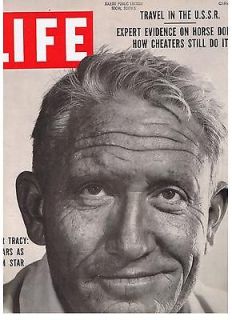 Life Cover Page Spencer Tracy 1955 And On Back Of Page Kelvinator
