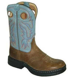 Mens EZ Rider Twisted X Cowboy Boots Distressed/Den​im Leather