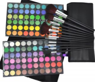   Eyeshadow Palette (#1 Essentials) + 12 pcs Starter Makeup Brush #182