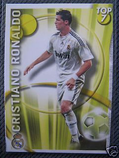 CRISTIANO RONALDO SOCCER CARD  REAL MADRID 2011*NEW*PORTUGAL